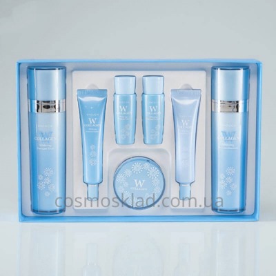 Набір засобів для обличчя з колагеном Enough W Collagen Whitening Premium Skin Care 5 Set - 5 предметів