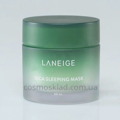 Нічна маска для чутливої ​​або роздратованої шкіри обличчя Laneige Cica Sleeping Mask - 60 мл від постачальника в Україні