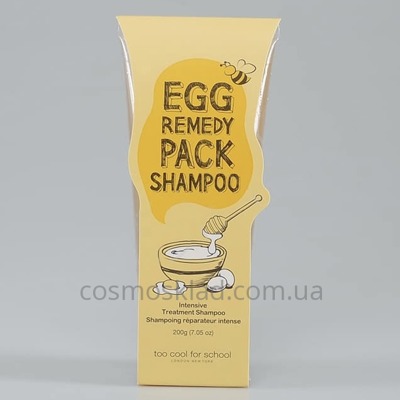 купити Шампунь для волосся із яєчним жовтком Too Cool For School Egg Remedy Pack Shampoo - 200 г