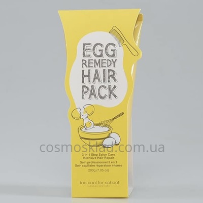 купити Маска для волосся із яєчним жовтком Too Cool For School Egg Remedy Hair Pack - 200 г